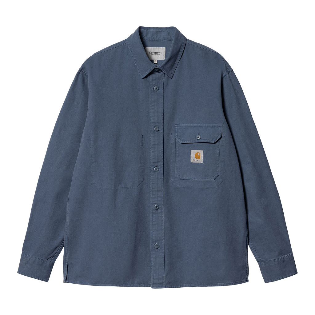 Carhartt WIP Reno Shirt Jac - Storm Blue - front