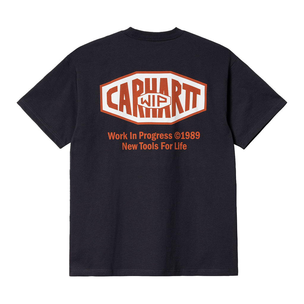 Carhartt WIP New Tools T Shirt - Dark Navy - back