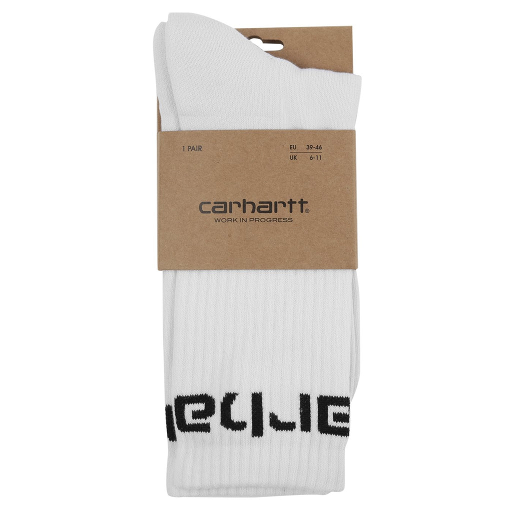 Carhartt WIP Carhartt Socks in White / Black - Packaged