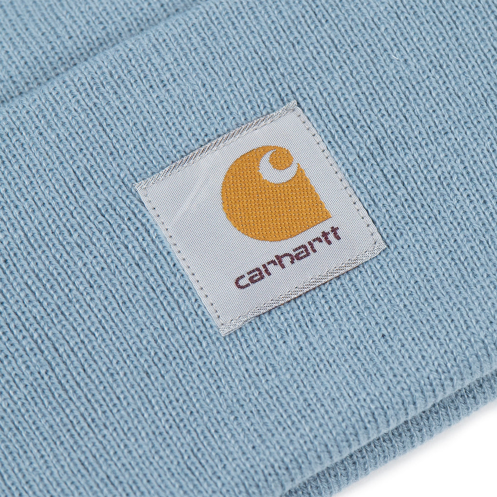 Carhartt WIP Watch Hat - Frosted Blue - closeup