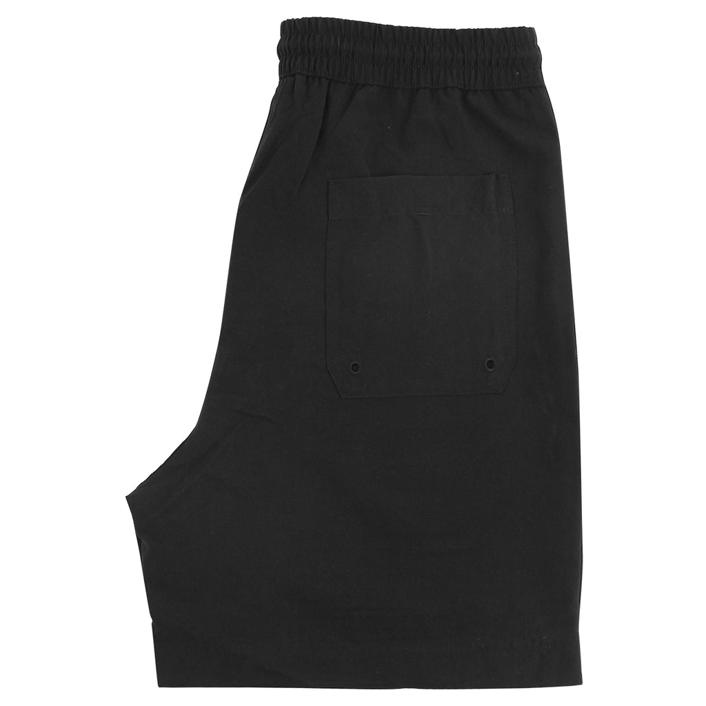 Carhartt WIP Chase Swim Shorts in Black / Gold - Leg 2