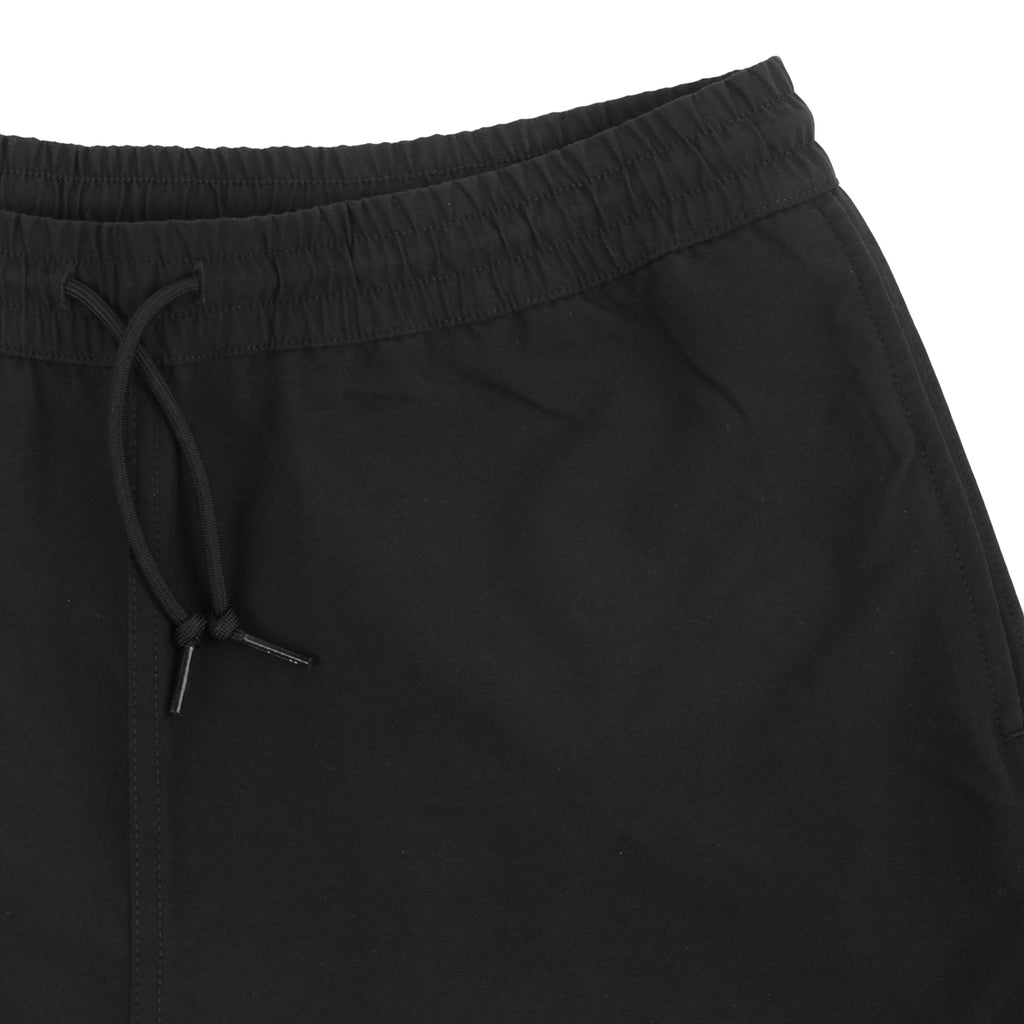 Carhartt WIP Chase Swim Shorts in Black / Gold - Detail 2