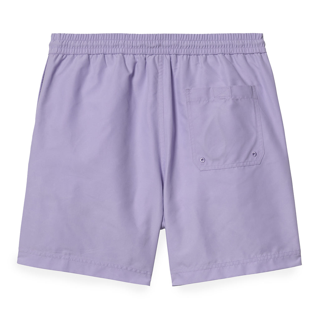 Carhartt WIP Chase Swim Shorts - Soft Lavender / Gold - back