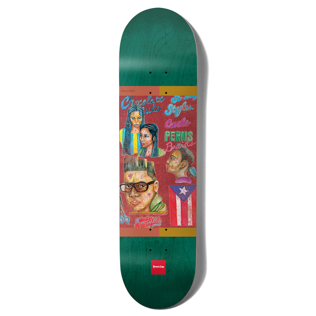 Chocolate Skateboards Yonnie Cruz Cuts Skateboard Deck in 8.125"