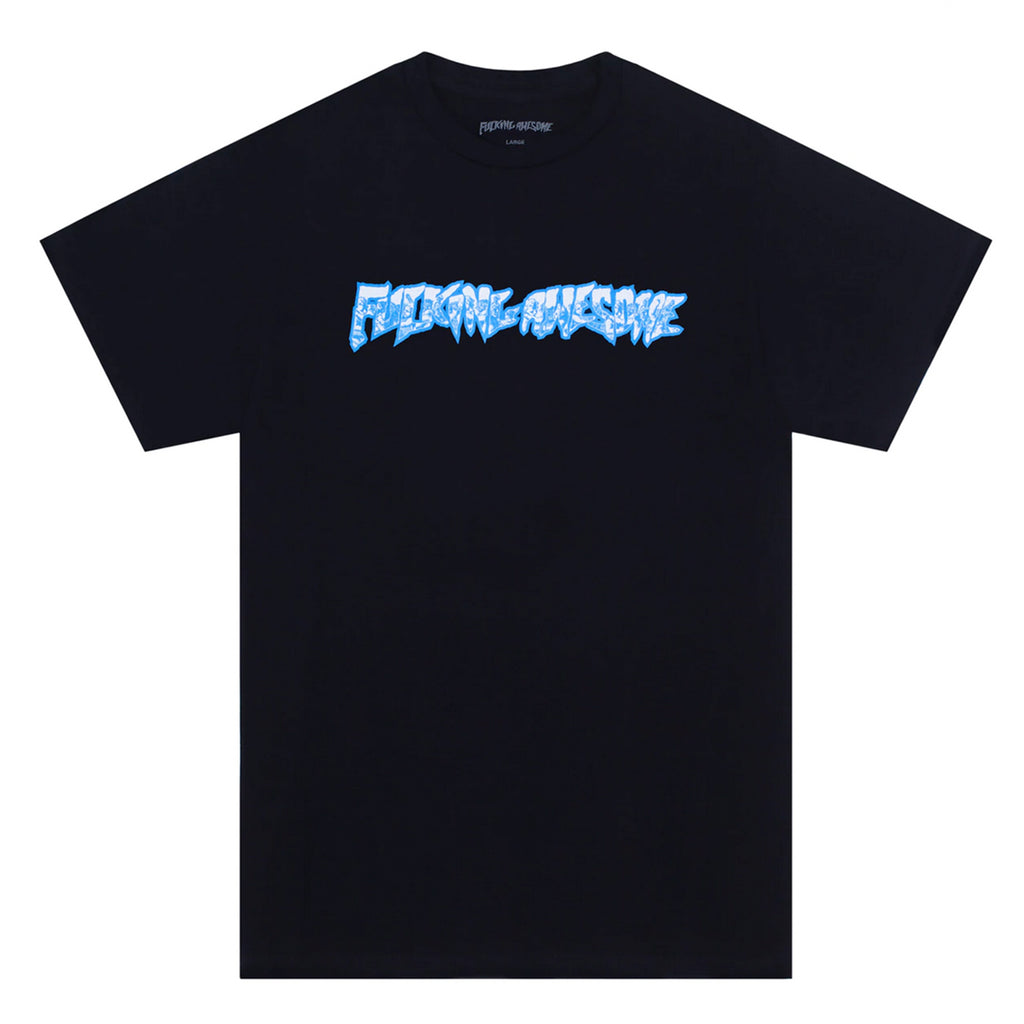 Fucking Awesome Cherub Fight T Shirt - Black - front
