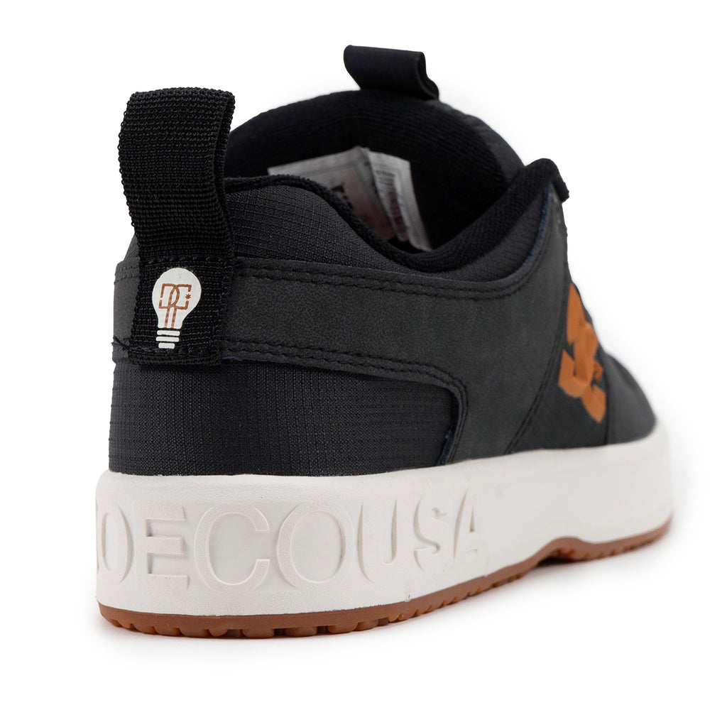 DC Lynx OG Jahmir Brown Skate Shoes - Black / Tan - back