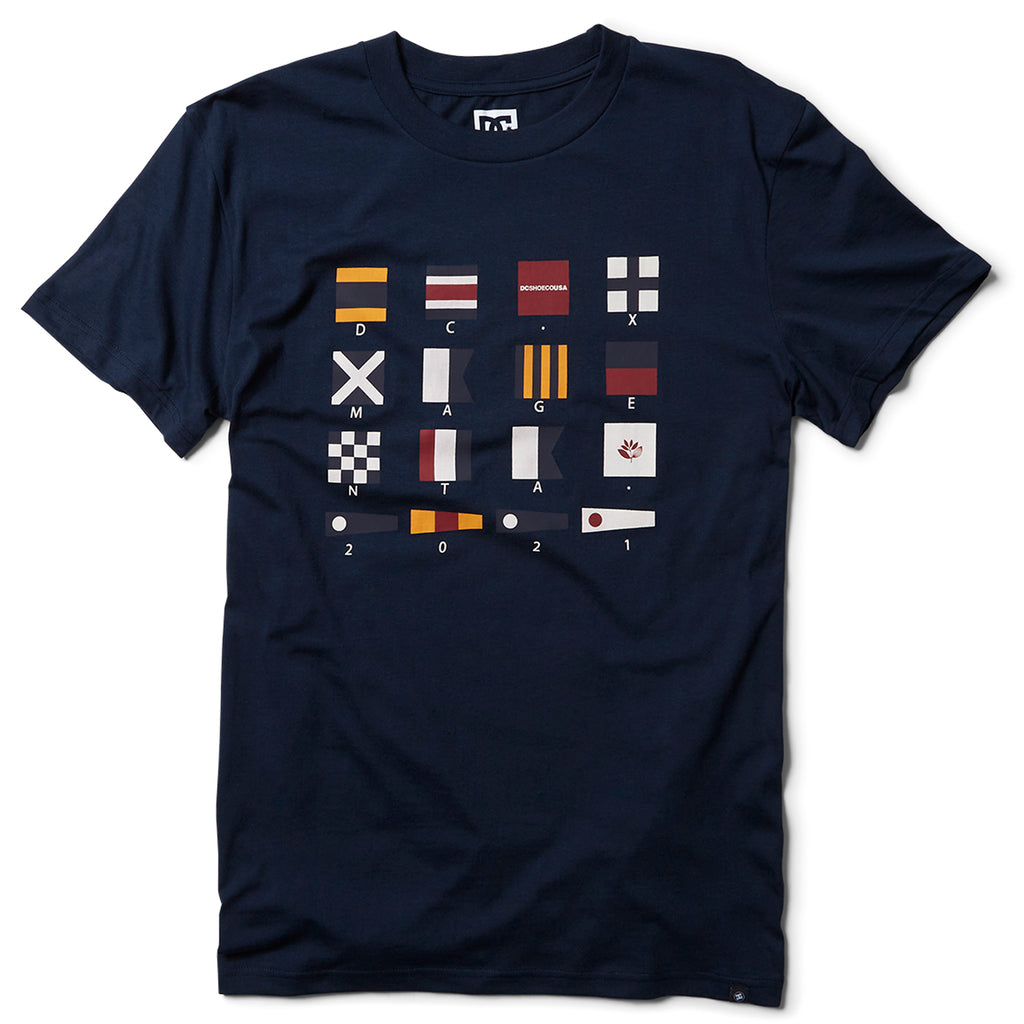 DC x Magenta T Shirt in Navy Blazer