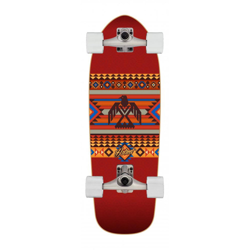 D Street Surfskate Aztec Baja Cruiser Complete Skateboard - 10" - main
