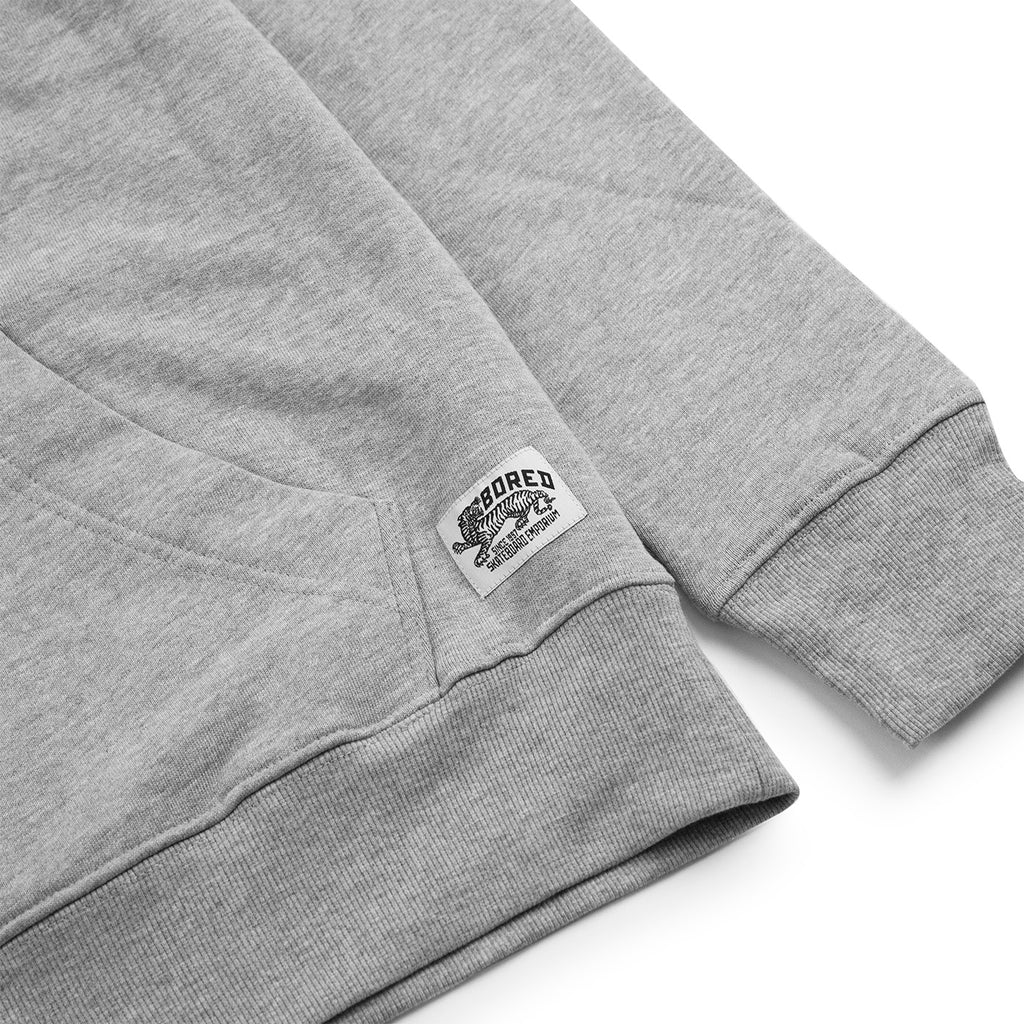 Bored of Southsea Daily Use Pullover Hoodie in Heather Grey - Label