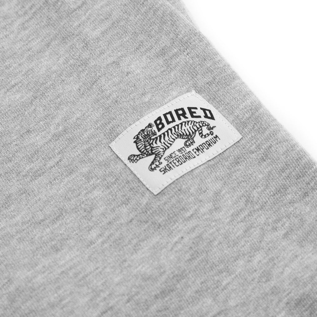 Bored of Southsea Daily Use Jogger Pant in Heather Grey - Label