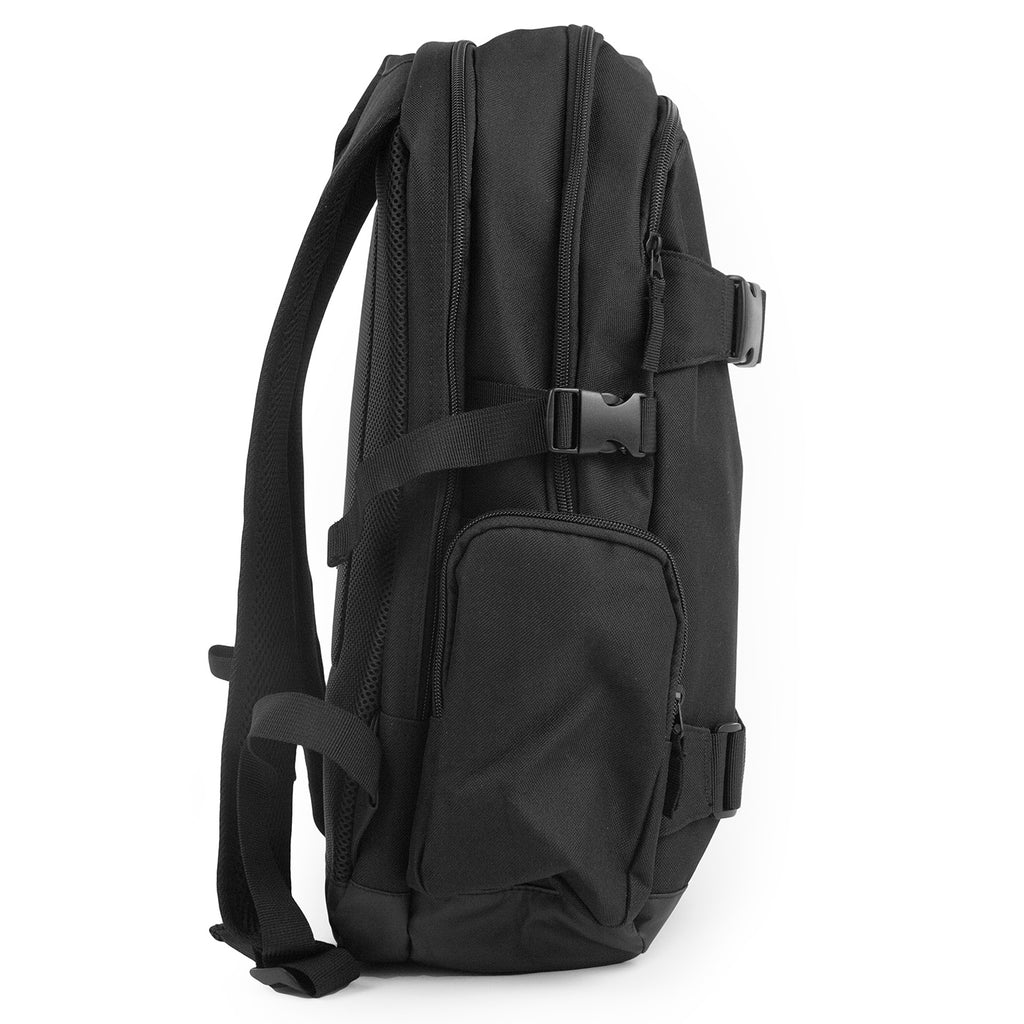 Bored of Southsea Daily Use Skate Backpack in Black - Side