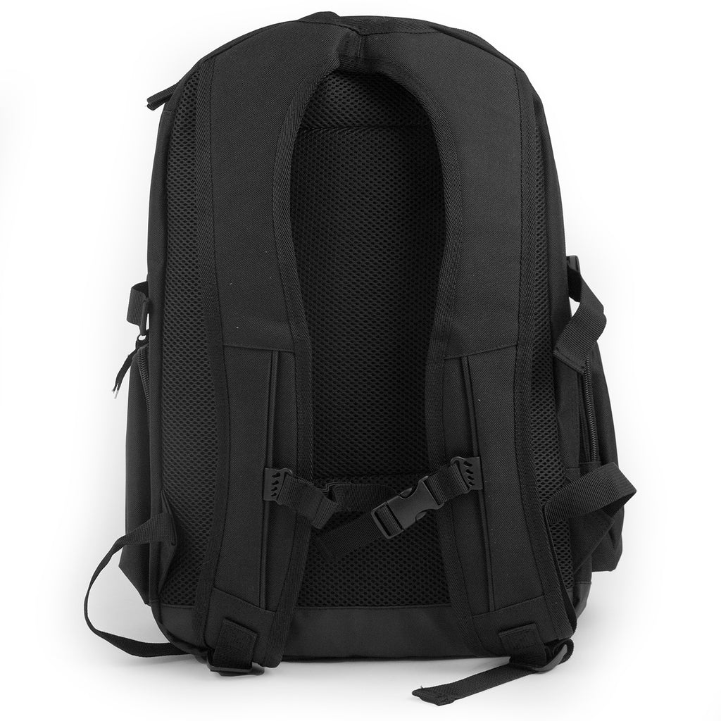 Bored of Southsea Daily Use Skate Backpack in Black - Back