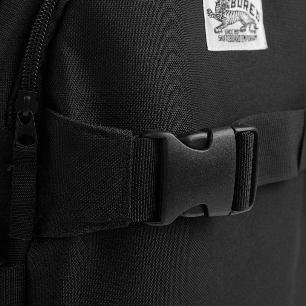 Bored of Southsea Daily Use Skate Backpack in Black - Clip