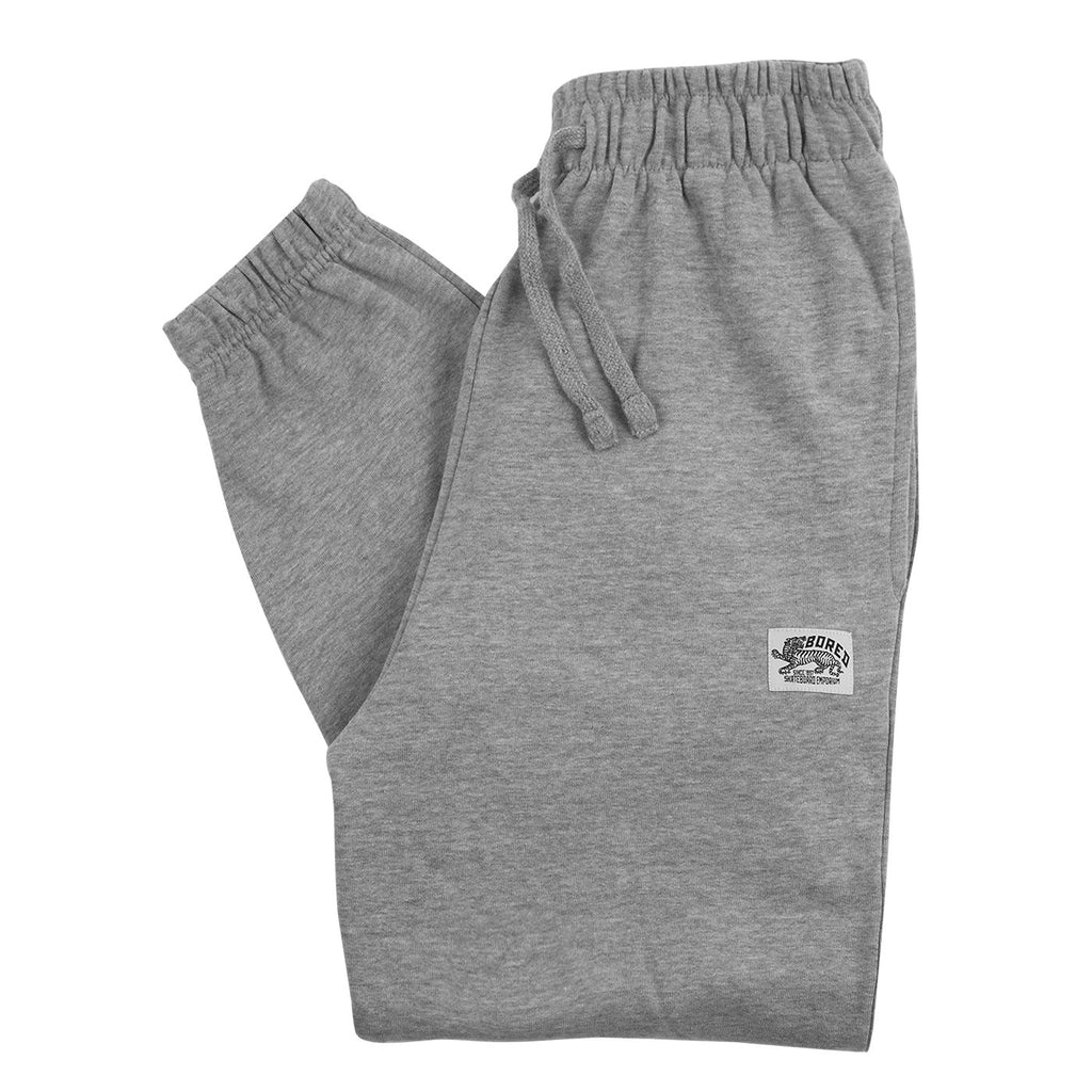 Bored of Southsea Daily Use Jogger Pant in Heather Grey - Folded