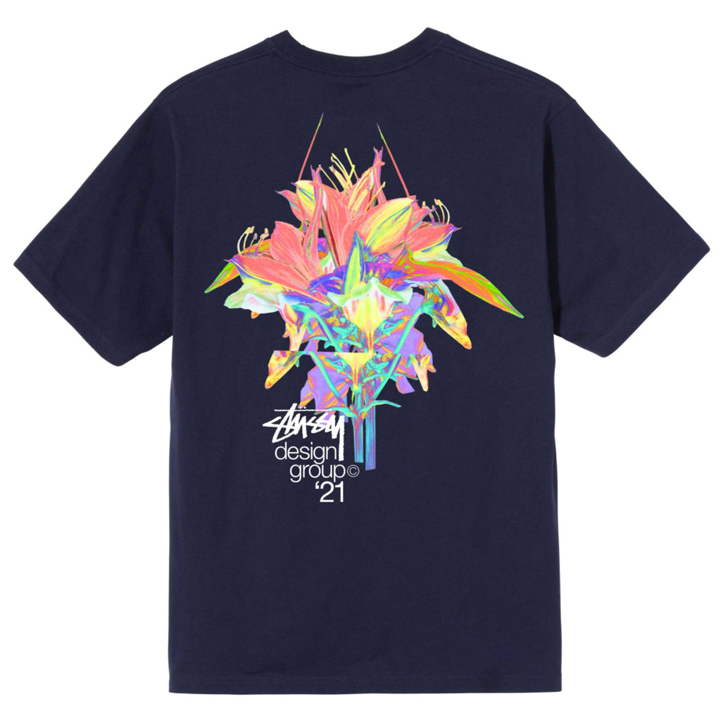 Stussy Design Group T Shirt in Navy