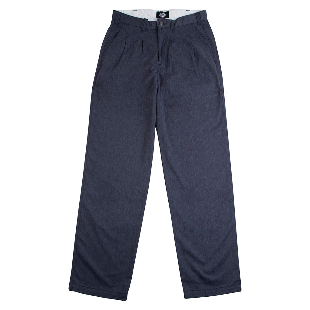 Dickies Clarkston Pleated Pants Blue - Front