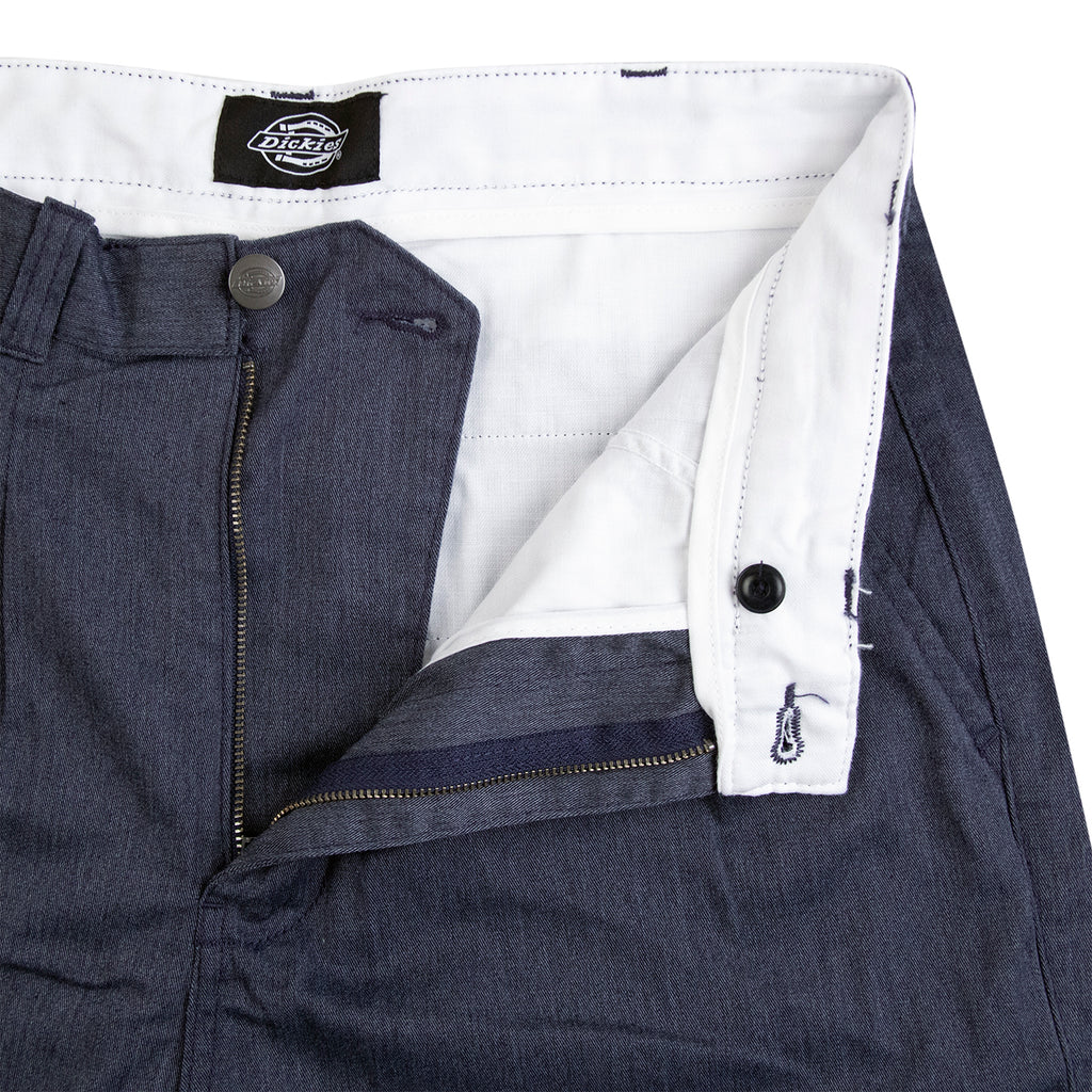 Dickies Clarkston Pleated Pants Blue - Waistband