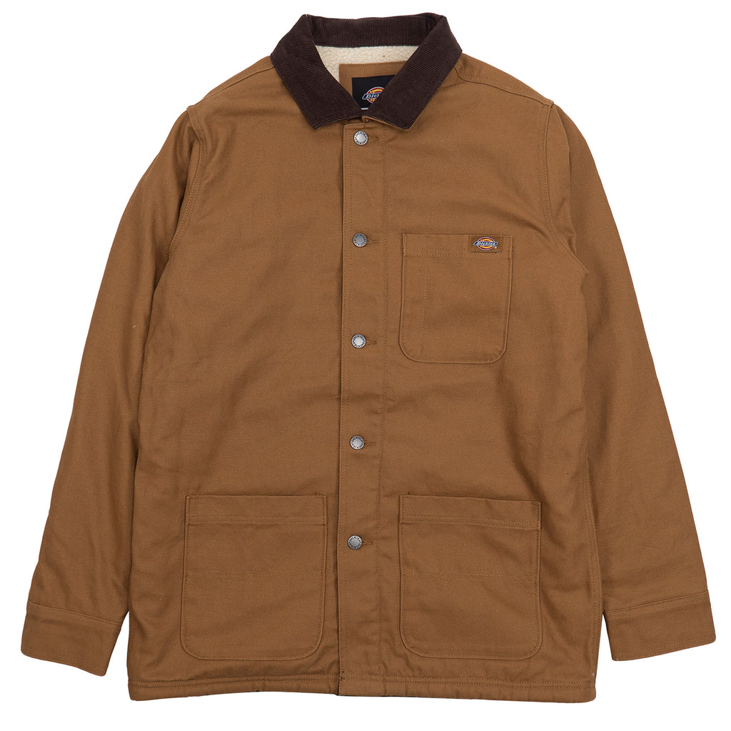 Dickies Duck Canvas Chore Coat in Brown Duck