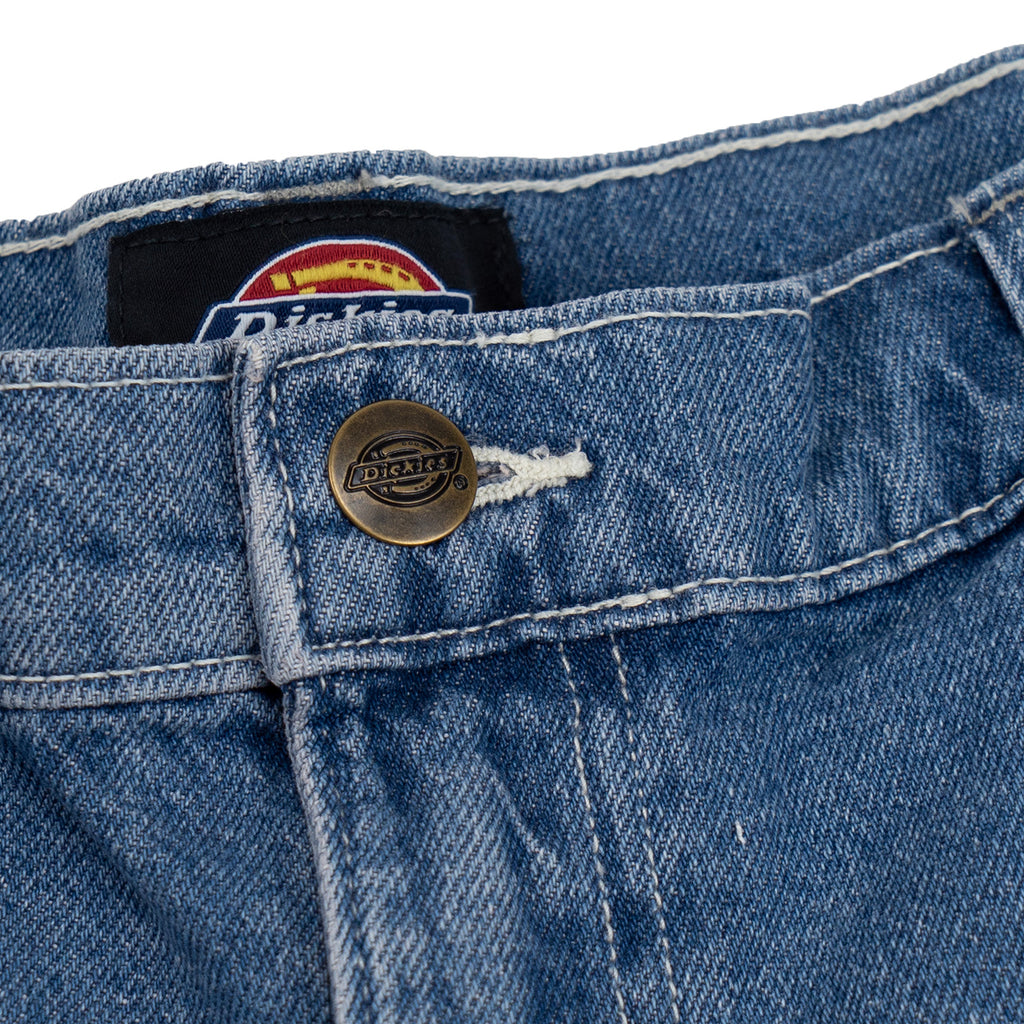 Dickies Garyville Denim Short - Classic Blue - button