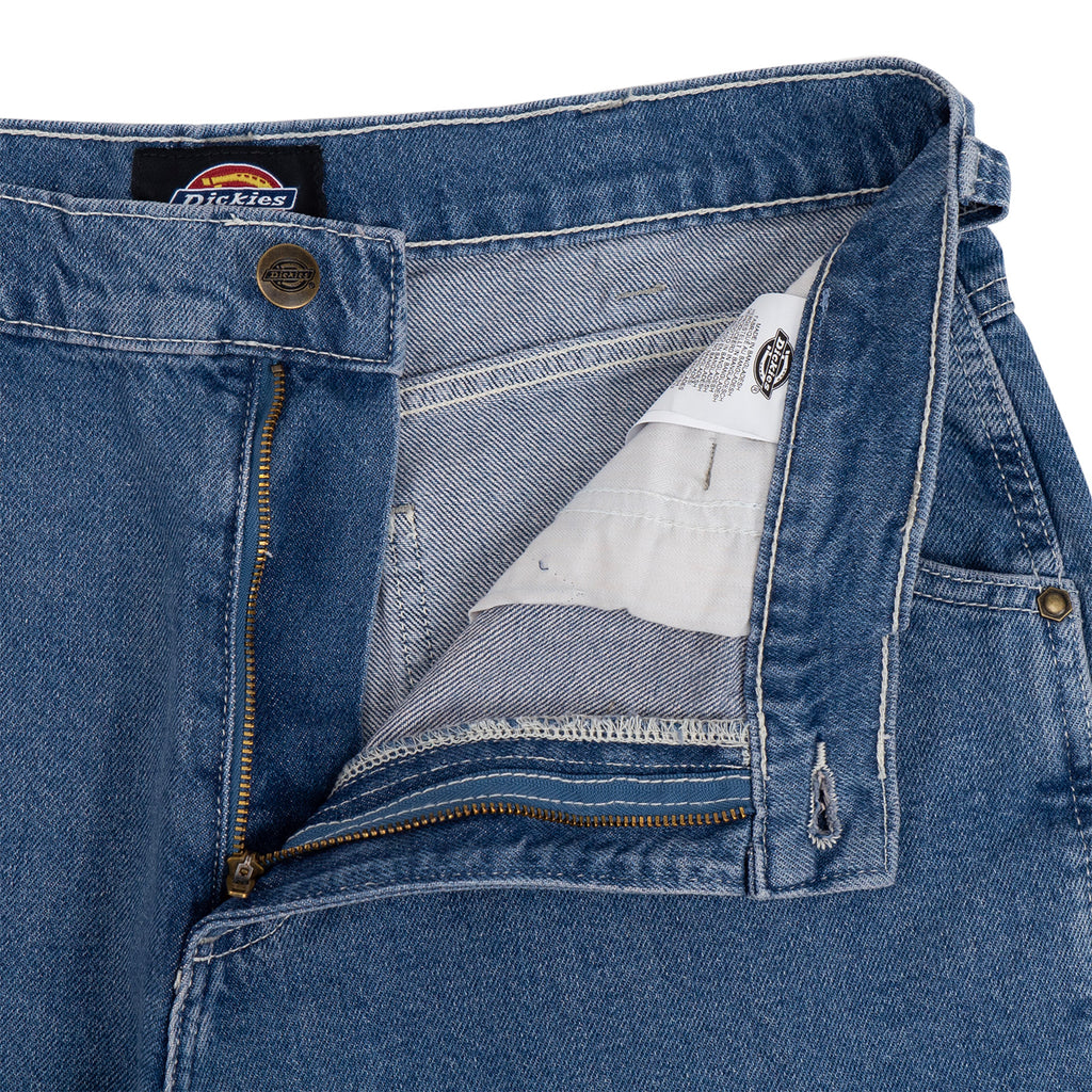 Dickies Garyville Denim Short - Classic Blue - closeup