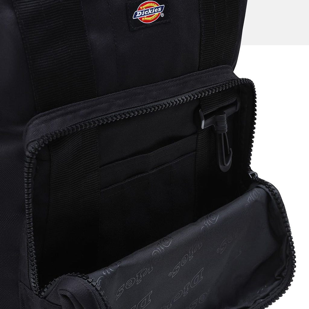 Dickies Lisbon Backpack in Black - Open 2