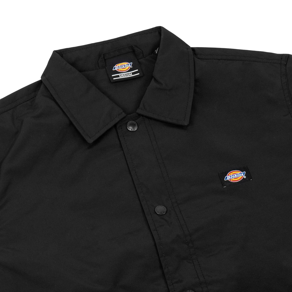 Dickies Oakport Coach Jacket in Black - Detail