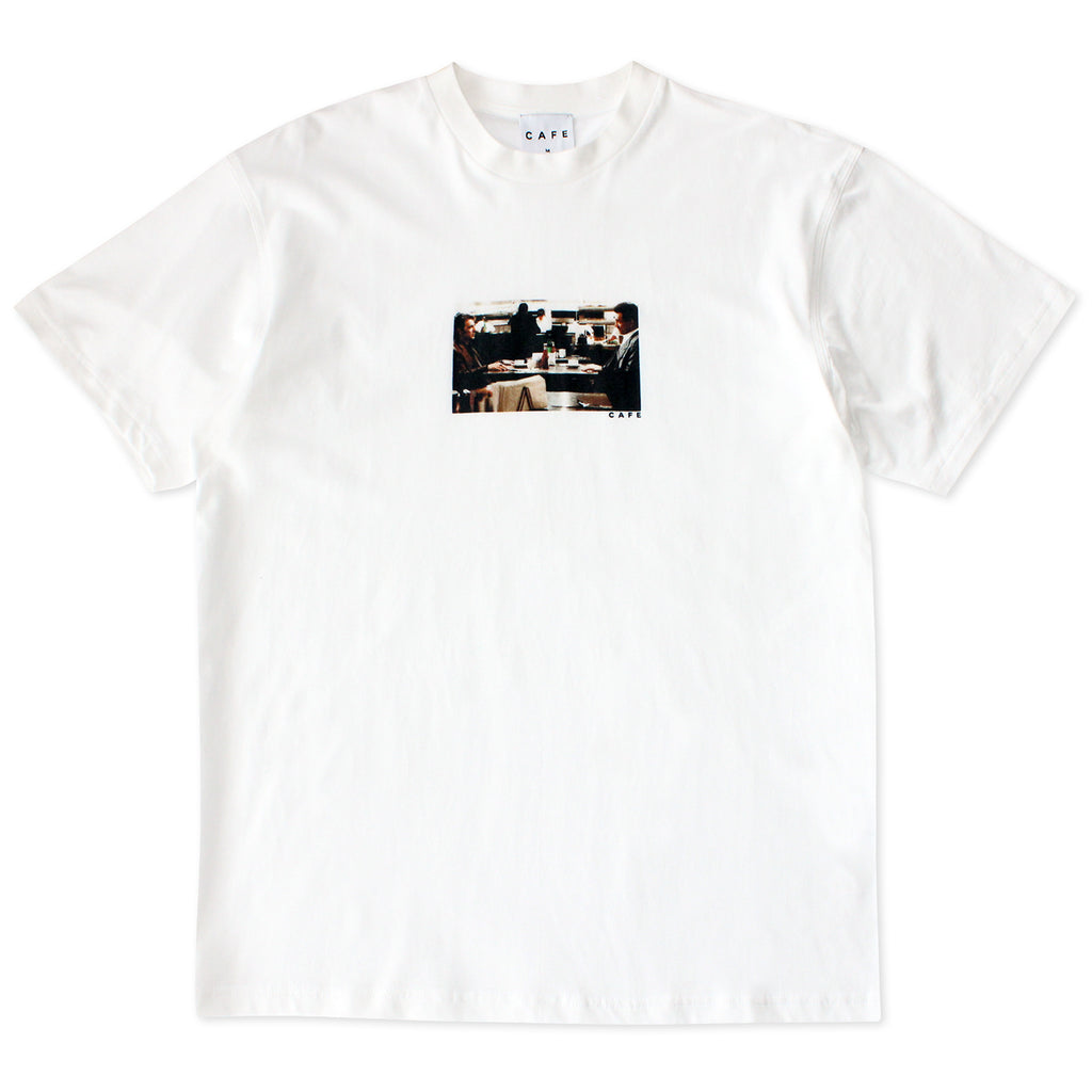 Skateboard Cafe Diners T Shirt - White