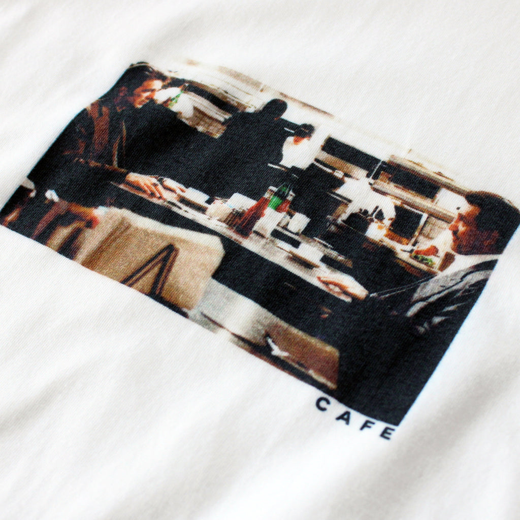 Skateboard Cafe Diners T Shirt - White