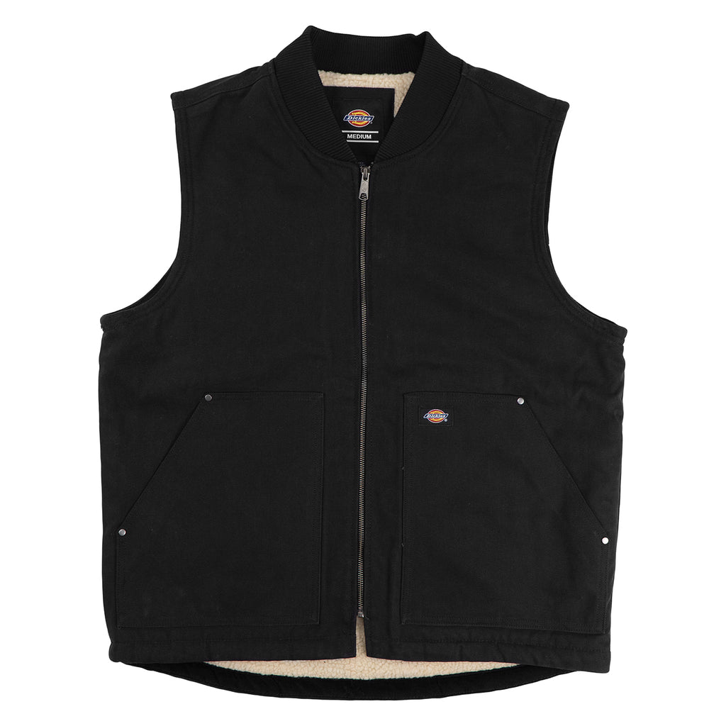 Dickies Duck Canvas Vest in Black