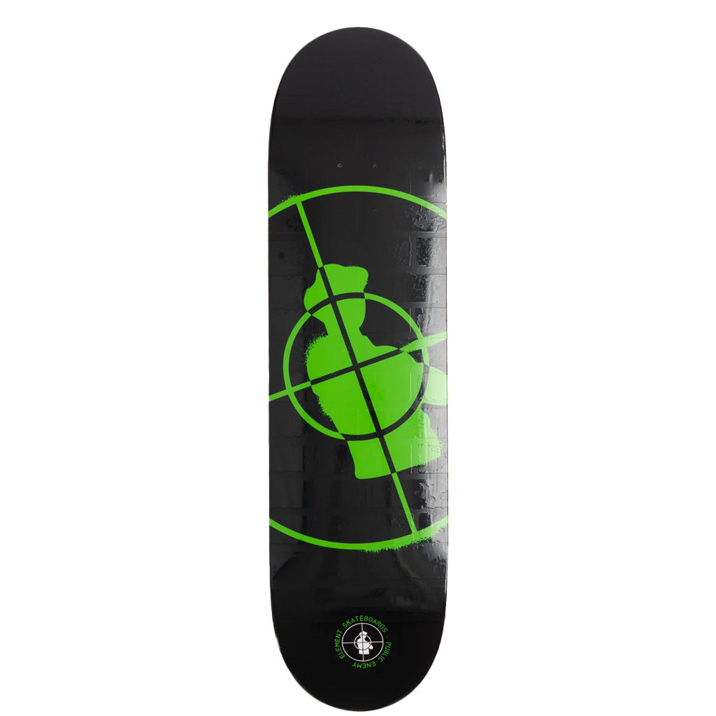 Element x Public Enemy Stencil Skateboard Deck - 8.25" - bottom