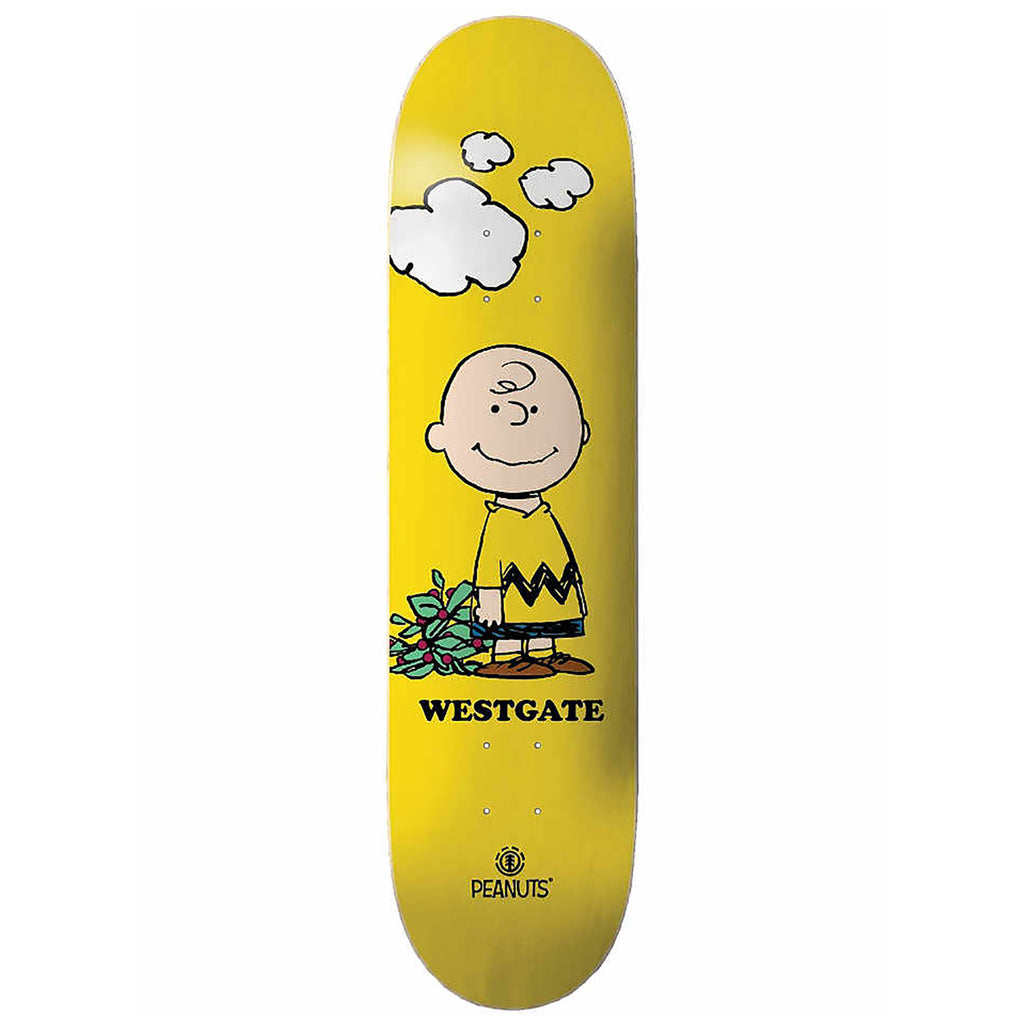 Element x Peanuts Charlie Brown Westgate Skateboard Deck 8" - Graphic
