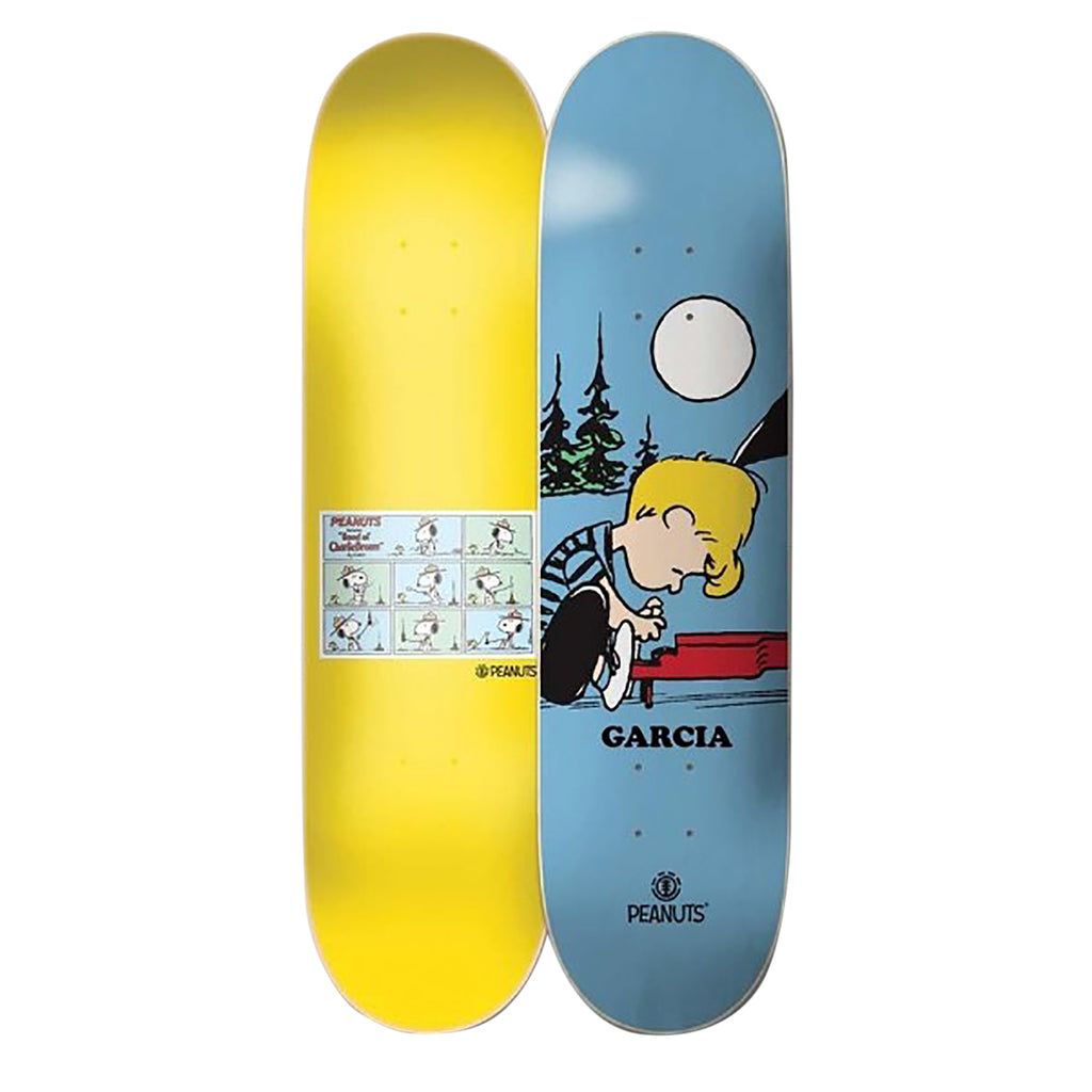 Element x Peanuts Garcia Skateboard Deck in 8.25"