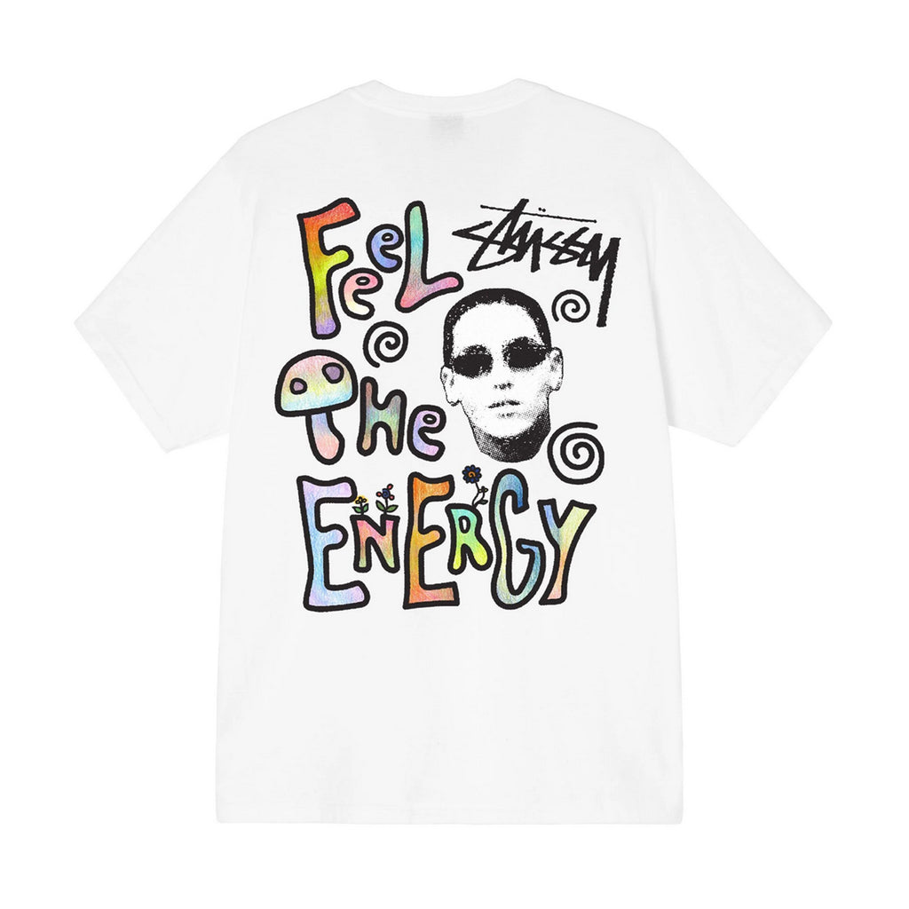 Stussy Energy T Shirt - White - back