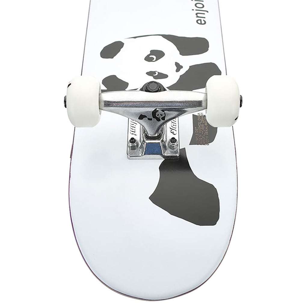 Enjoi Youth Whitey Panda Resin Complete Skateboard - 6.75" - closeup