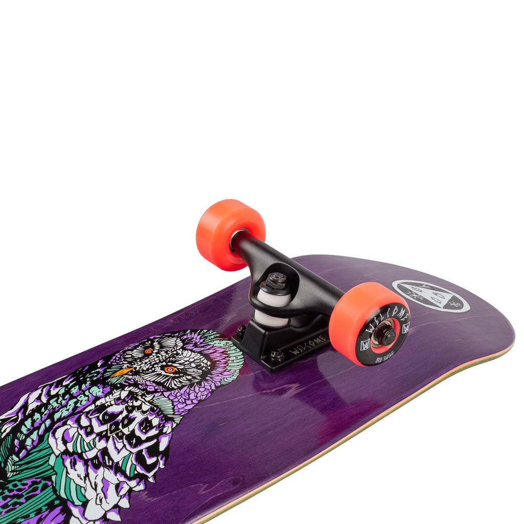 Welcome Skateboards Hooter Shooter Complete Skateboard in 8" - Detail