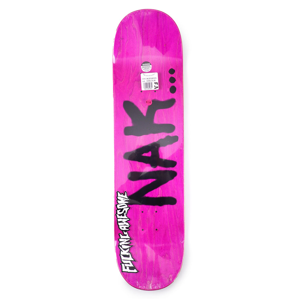 Fucking Awesome Nak Logo Class Photo Skateboard Deck - 8.38" - top