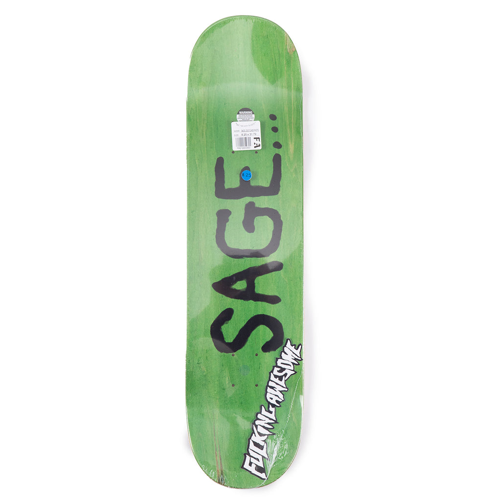 Fucking Awesome Sage Logo Class Photo Skateboard Deck - 8.25" - top