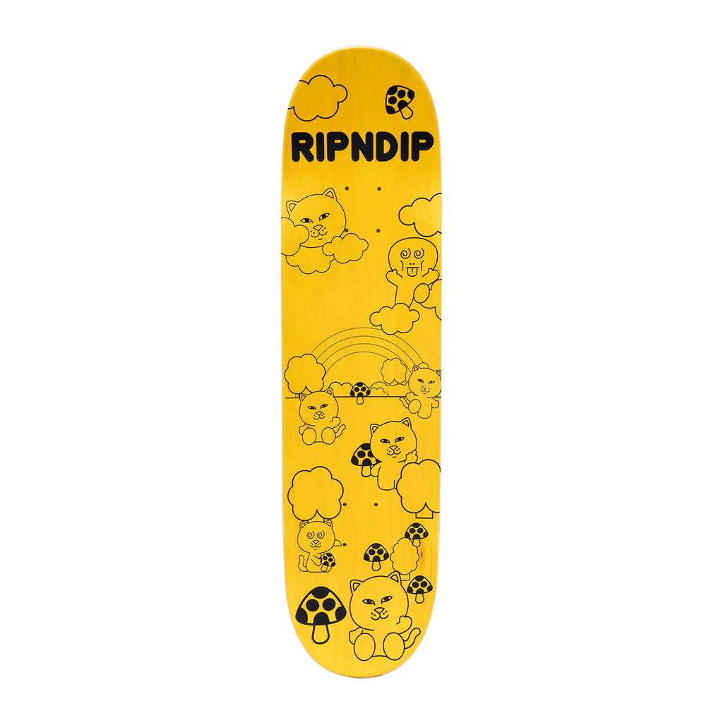 RIPNDIP Buddy System Skateboard Deck in Multi - Top