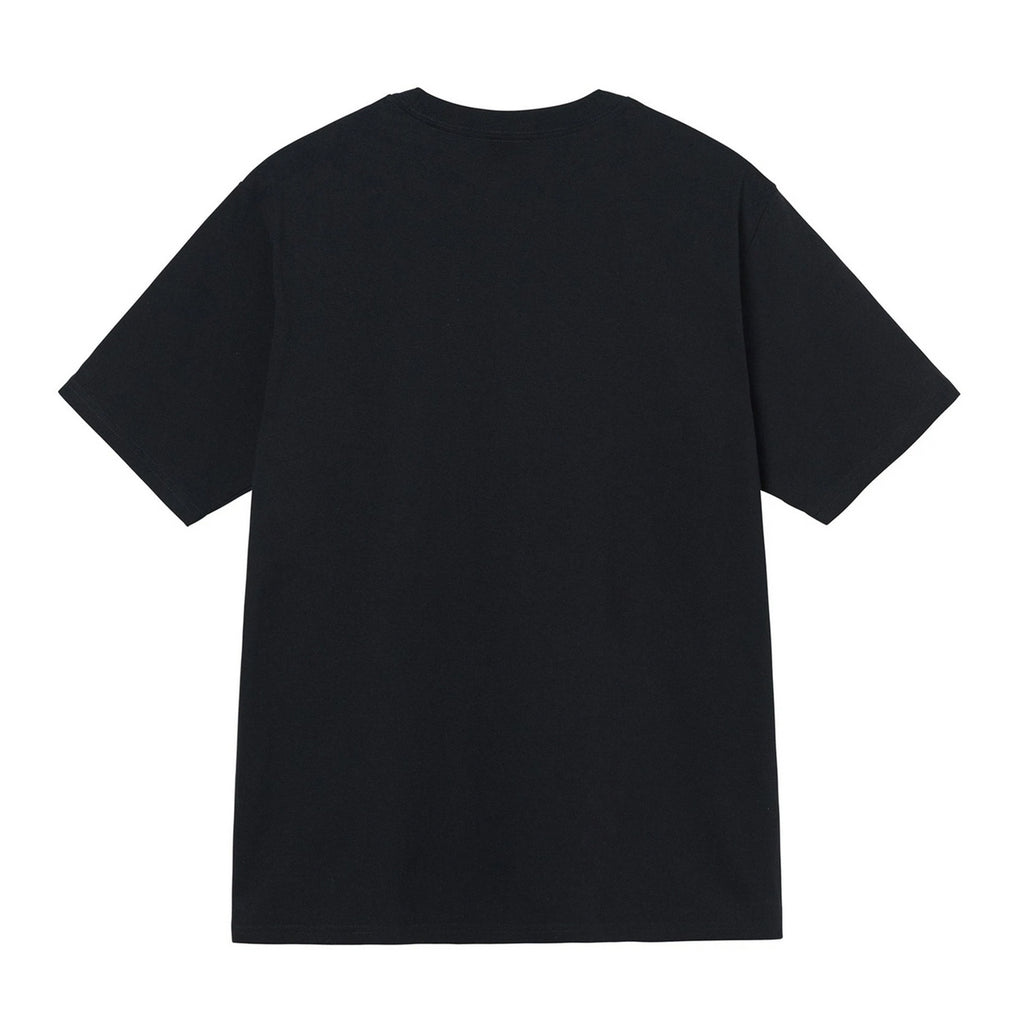 Stussy Flames T Shirt - Black - back