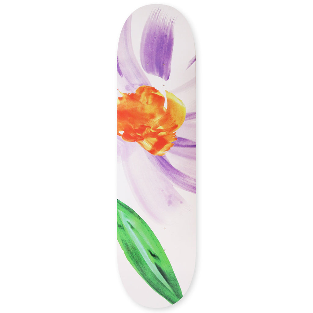 Skateboard Cafe Floral Skateboard Deck  - White - bottom