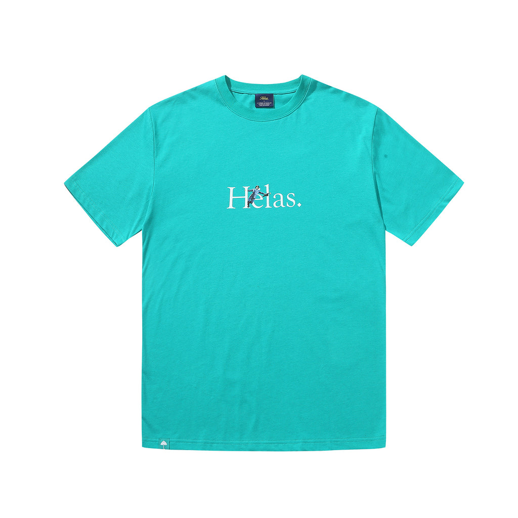 Helas Gene T Shirt in Green - Front