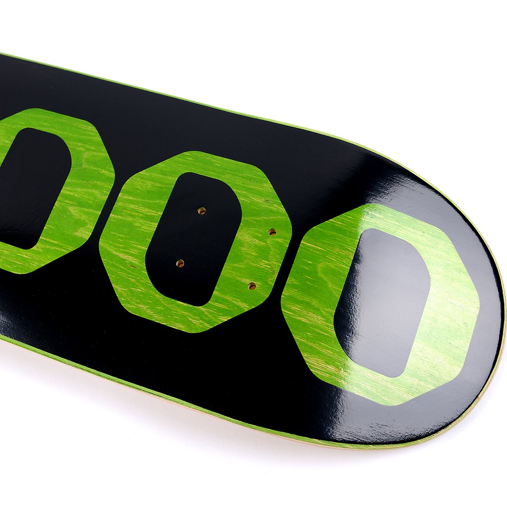 GX1000 OG Logo Green Skateboard Deck 8.375" - 1000 detail