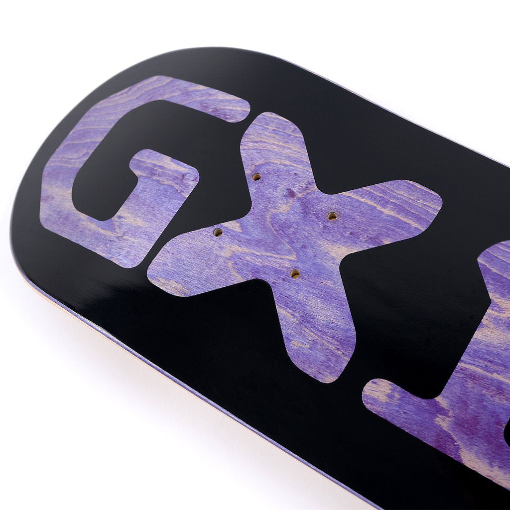 GX1000 OG Logo Purple Skateboard Deck 8.25" - GX detail