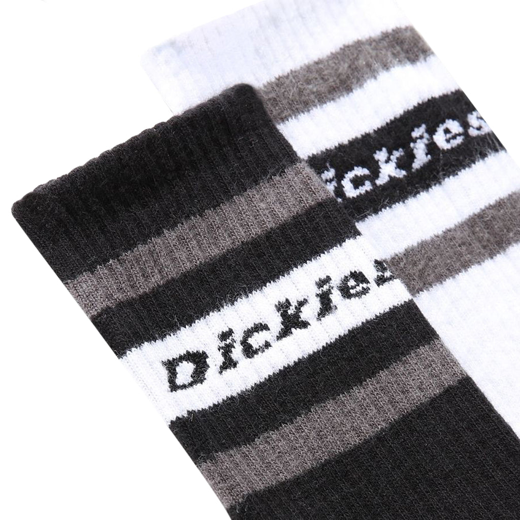 Dickies Genola 2 Pack Socks in Black - Detail