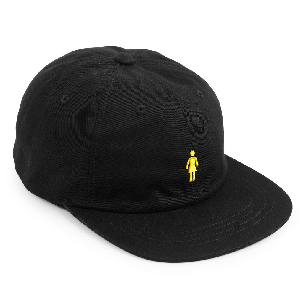 Girl Skateboards Mirco Snapback Cap in Black