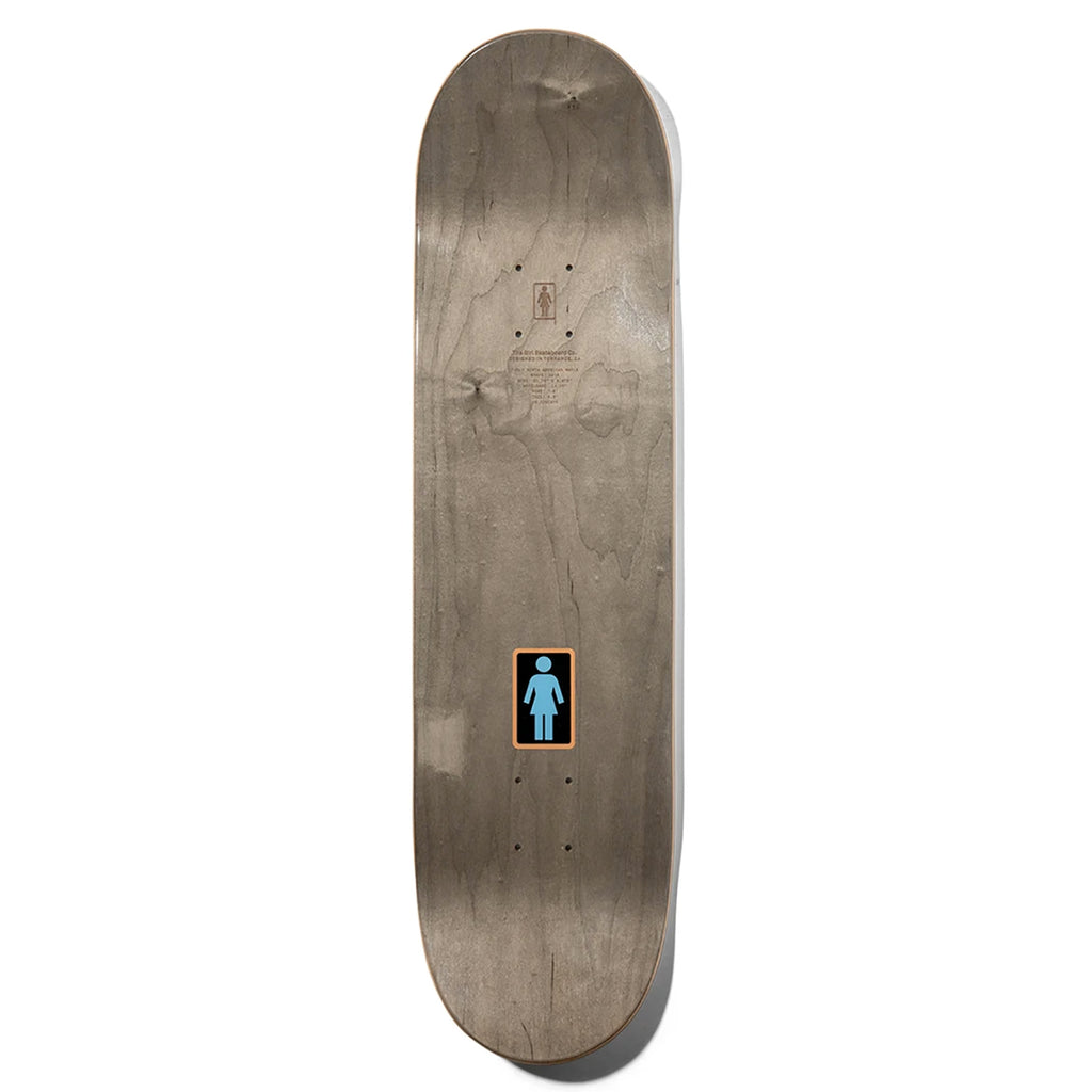 Girl Skateboards Tyler Pacheco Good Time One Off W41 Skateboard Deck in 8"Girl Skateboards Tyler Pacheco Good Time One Off W41 Skateboard Deck in 8" - Top