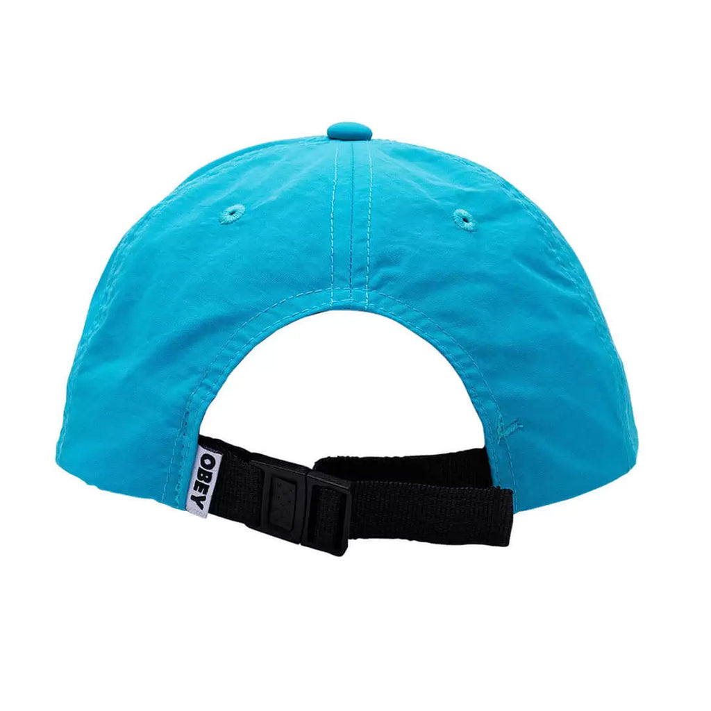 Obey Clothing Gravel 6 Panel Cap - Turquoise - back