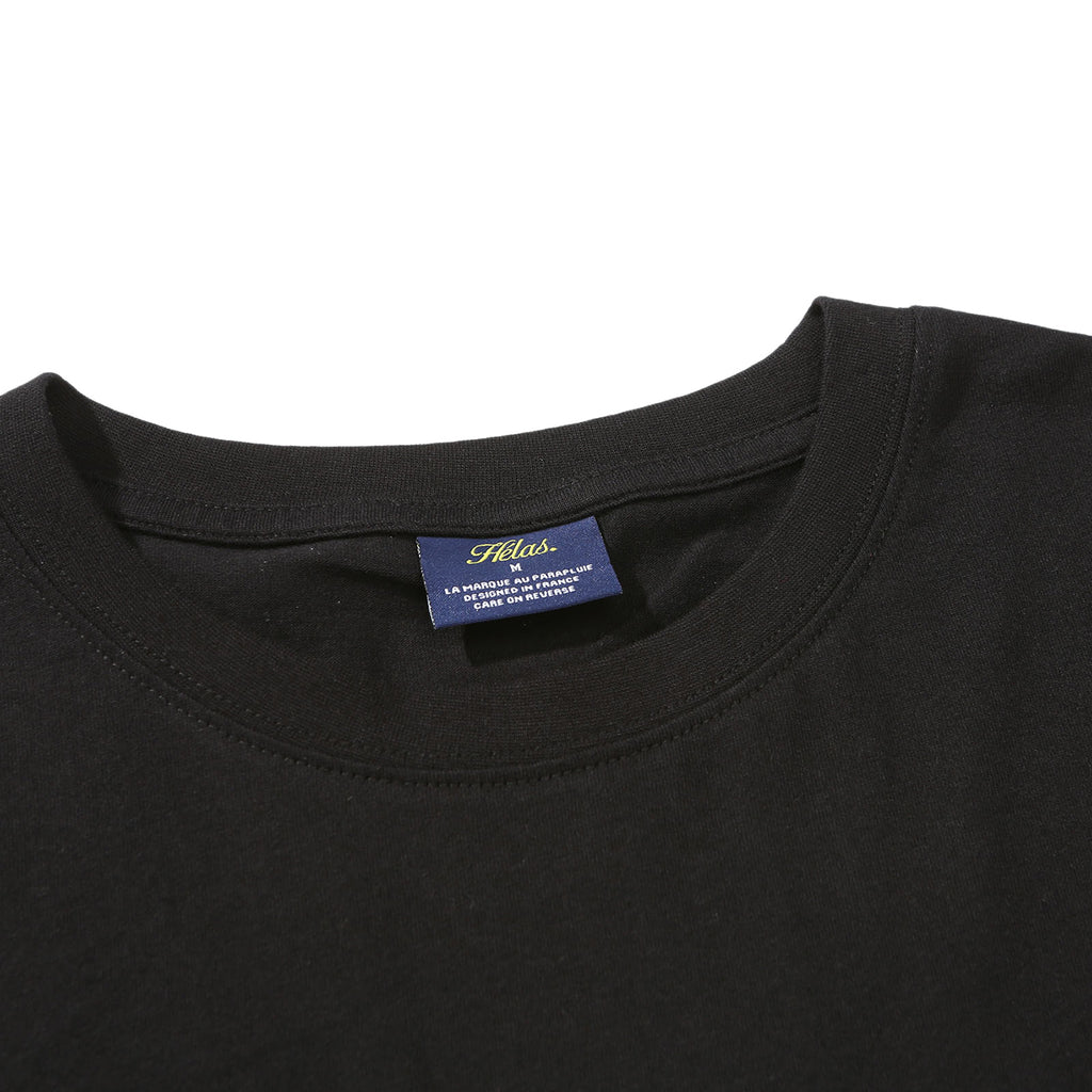Helas Help T Shirt in Black - Collar