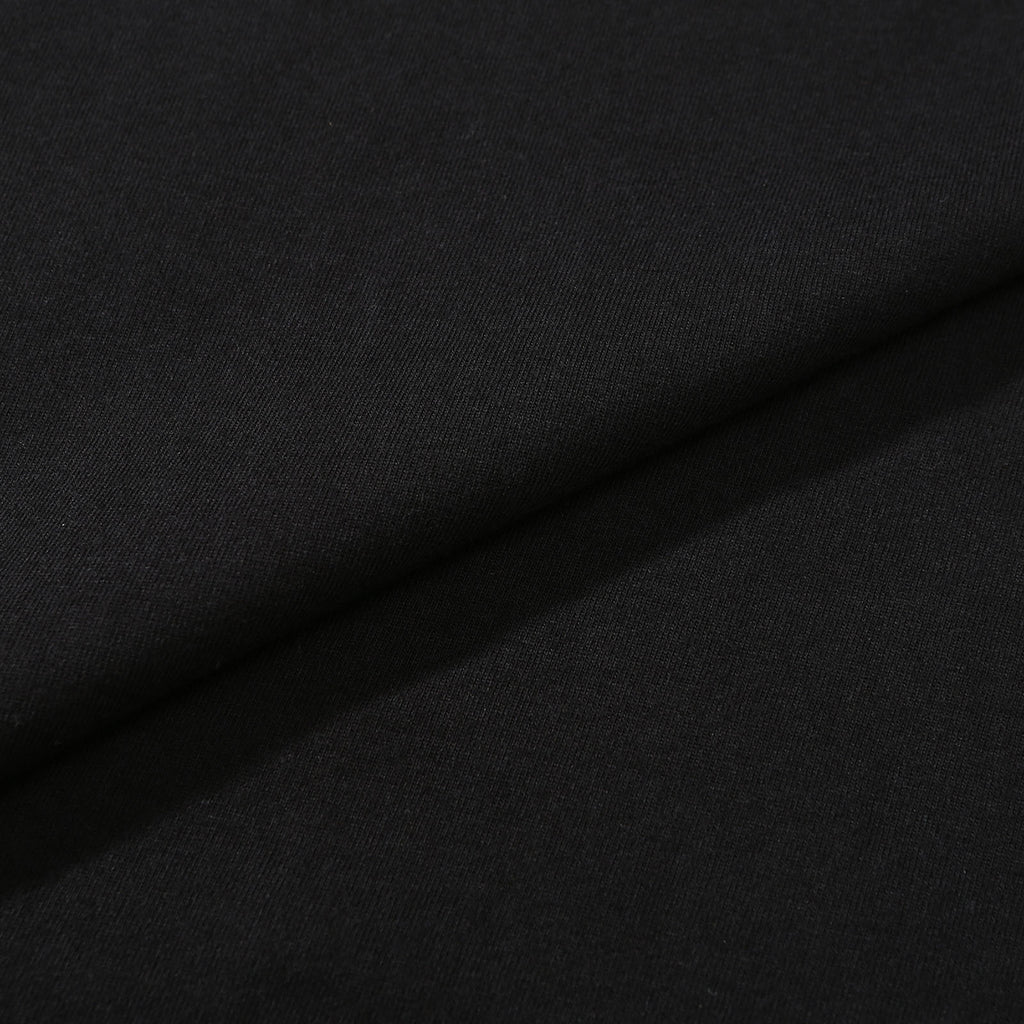 Helas Help T Shirt in Black - Fabric