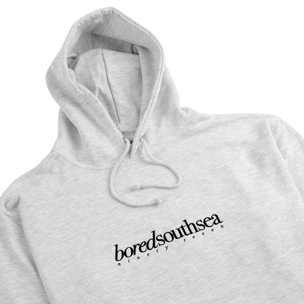 Bored of Southsea Hammer Hoodie in Ash Grey / Black - Detail